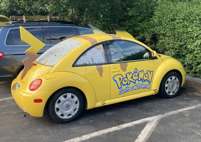 Carro temático do Pikachu