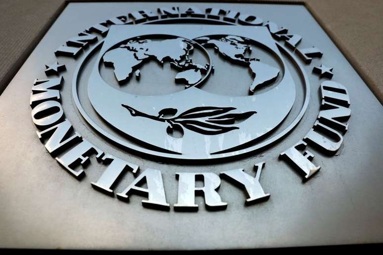 Logo do FMI em sua sede, em Washington
04/09/2018
REUTERS/Yuri Gripas