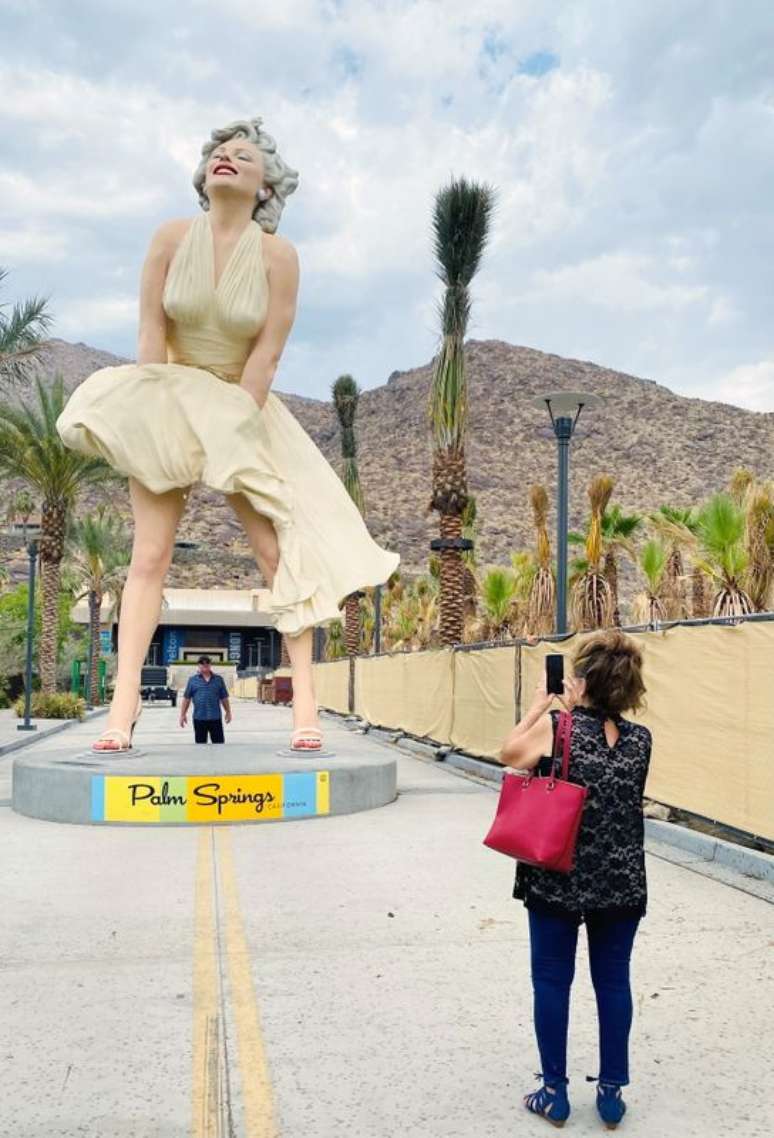 Estátua de Marilyn Monroe em Palm Springs
23/06/2021
REUTERS/Norma Galeana