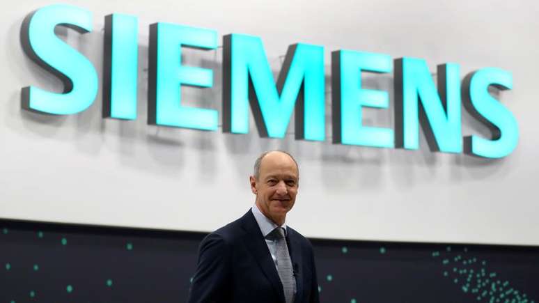 Roland Busch, presidente-executivo da Siemens 
03/02/2021
Matthias Schrader/Pool via REUTERS
