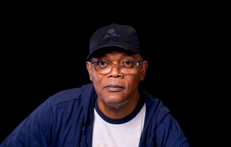Ator Samuel L. Jackson posa para foto em Beverly Hills
22/02/2019
REUTERS/Kyle Grillot