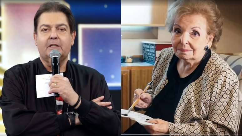 Apesar de ser restrito quanto à vida íntima, Faustão fez uma homenagem a mãe.