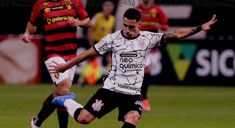 Com Gabriel (foto) como titular, Gabriel vence a primeira na Arena pelo BR (Foto: Reprodução/Twitter do Corinthians)