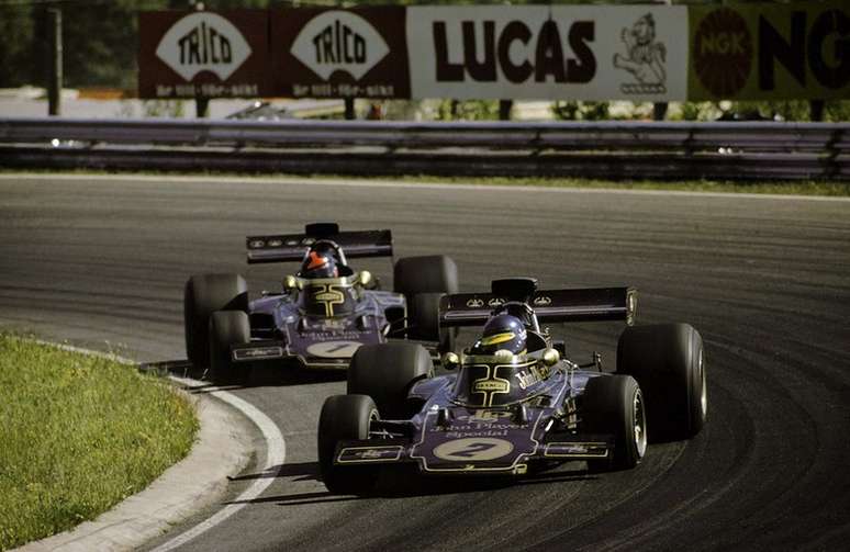 Ronnie Peterson e Emerson Fittipaldi: 15 corridas juntos na Lotus.