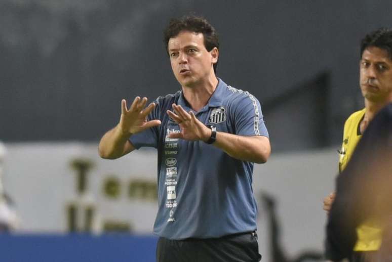 Fernando Diniz considerou o jogo contra o Grêmio mais aberto do que o esperado (FOTO: Ivan Storti/Santos FC)