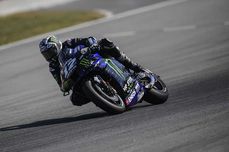 Maverick Viñales ditou o ritmo nesta tarde 