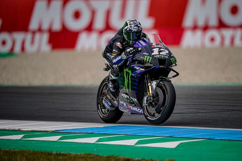 Maverick Viñales voltou a ser dominante na MotoGP nesta manhã 