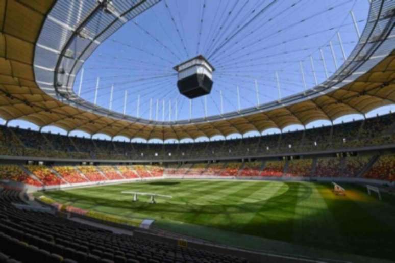 Arena Nacional em Bucareste, na Romênia, está pronta (Foto: AFP)