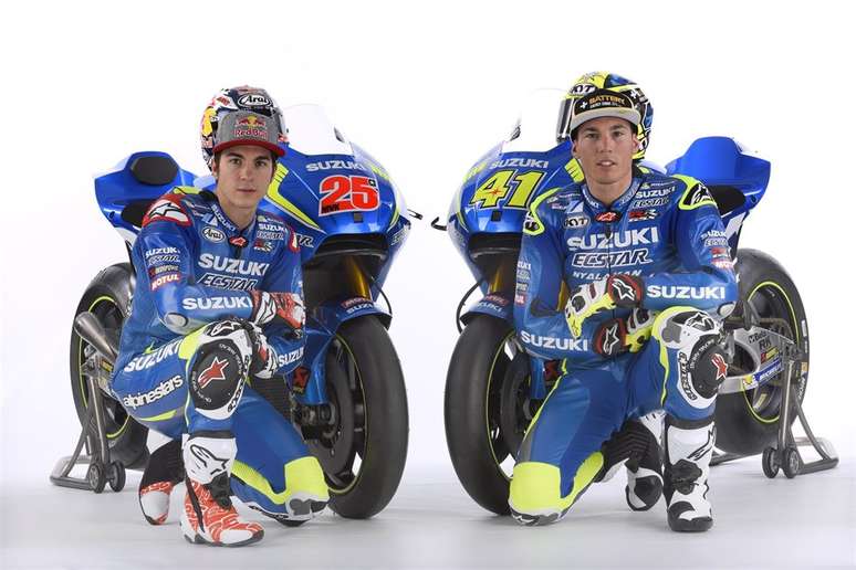 Maverick Viñales e Aleix Espargaró já foram companheiros de equipe na Suzuki 