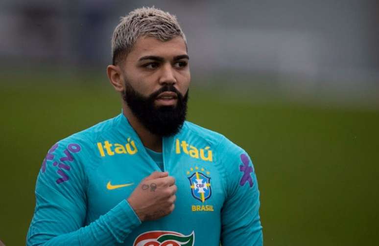 Gabigol passou em branco neste domingo (Foto: Lucas Figueiredo/ CBF)