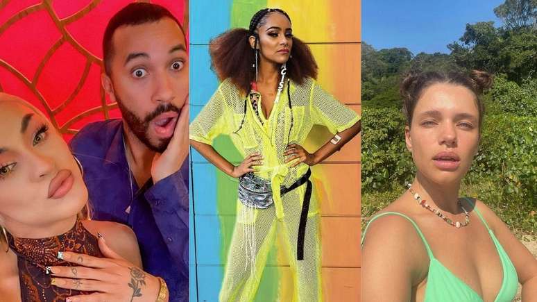 Gil do Vigor, Pabllo Vittar, Gabriela Hebling e Bruna Linzmeyer compartilharam cliques nas redes sociais.