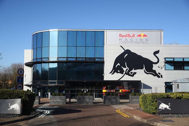 Sede da Red Bull em Milton Keynes, Inglaterra: o trabalho em busca da liderança não para.
