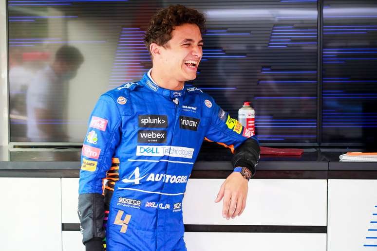 Lando Norris, piloto da McLaren, é o quarto colocado no campeonato da F1.