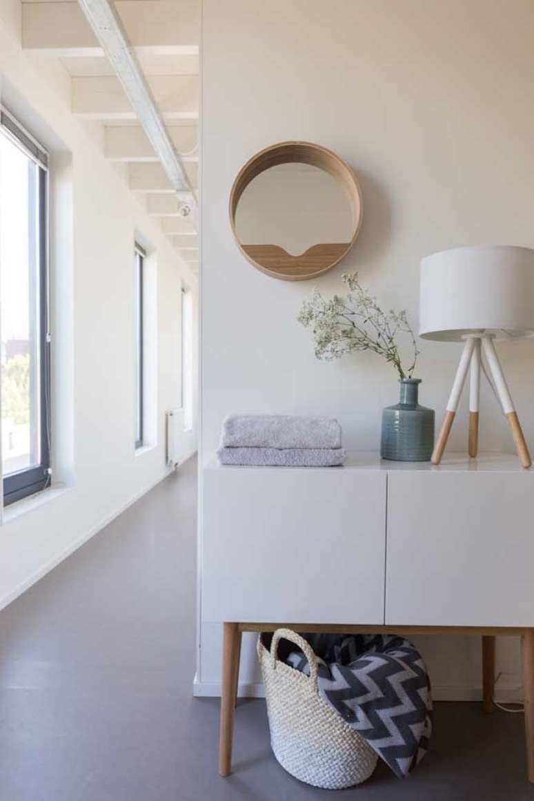 67. Sala com nicho redondo &ndash; Foto Pinterest