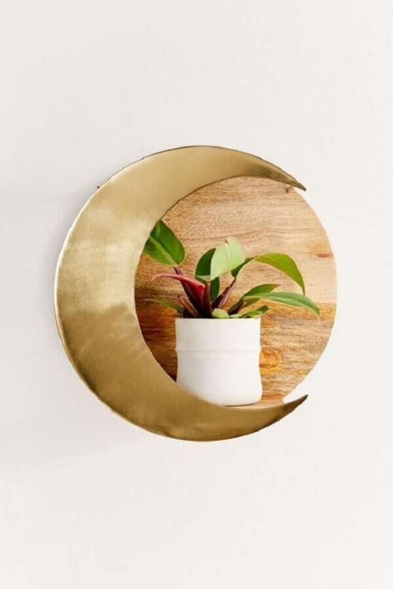 35. &Eacute; interessante misturar materiais diferentes no design dos nichos redondos &ndash; Foto: Pinterest