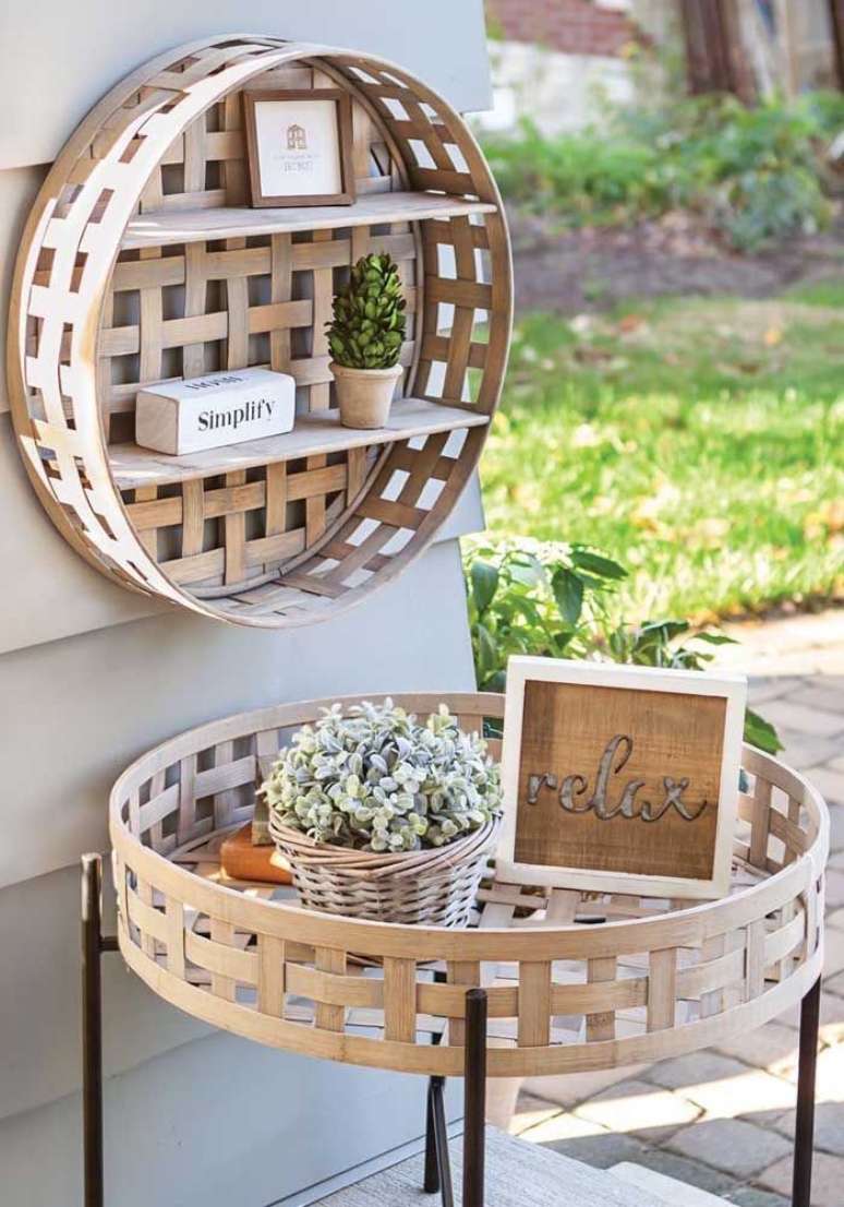 60. Nicho redondo para &aacute;rea externa &ndash; Foto Pinterest