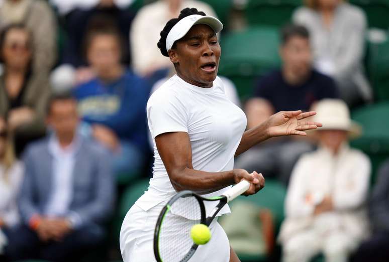 Venus vence na estreia em Wimbledon nesta terça-feira PA Images via Reuters Connect