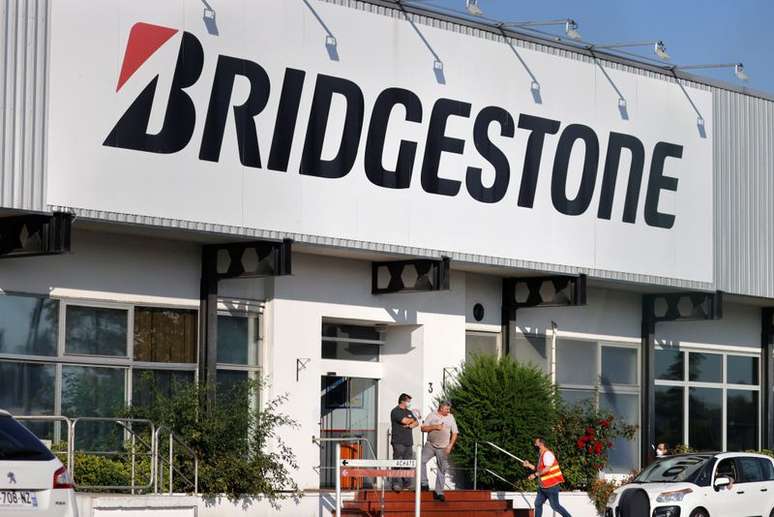 Logo da Bridgestone fotografado em Bethune, Fran&ccedil;a 
21/09/2020
REUTERS/Pascal Rossignol