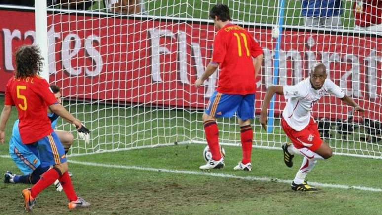 Gedson Fernandes marcou o gol da vitória suíça (Foto: Divulgação/FIFA)