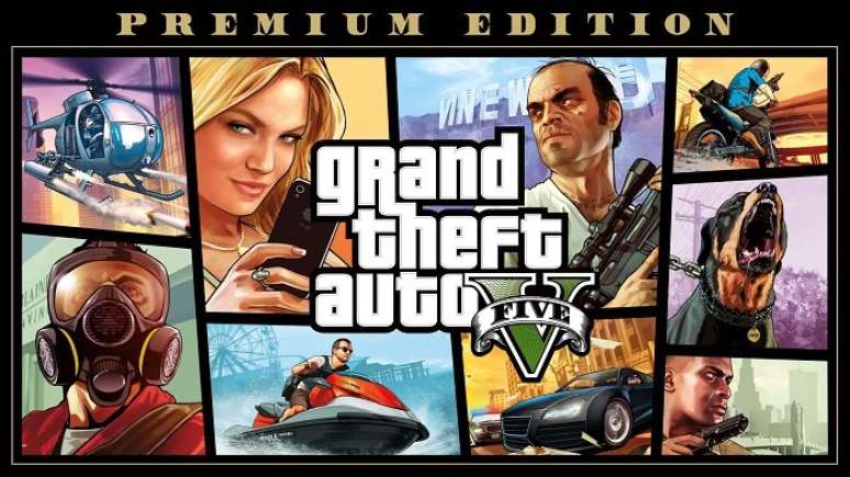 Gta theft auto 5 xbox360 - Brasil Games - Console PS5 - Jogos para