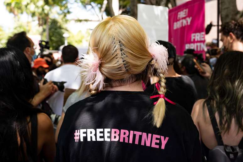 Nas redes sociais, o movimento #FreeBritney ganha cada vez mais força. Shutterstock.