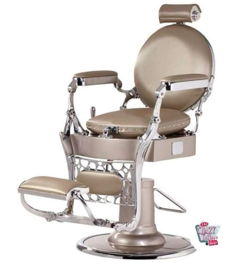 23. Cadeira retr&ocirc; barbeiro &ndash; Foto The Crazy Fifties