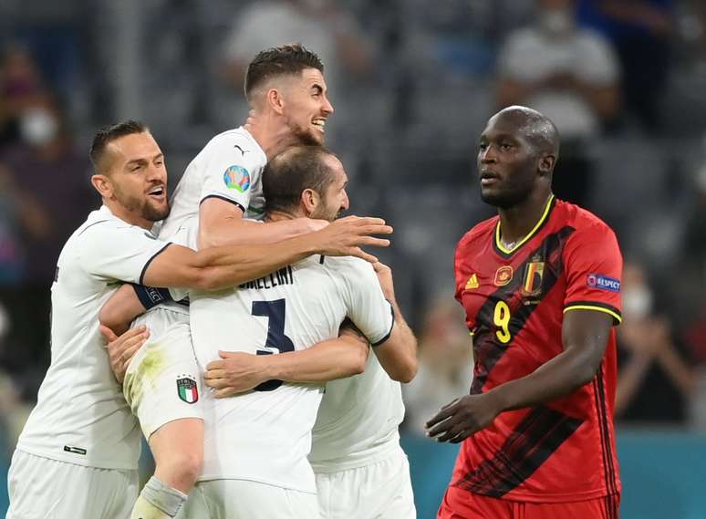 Em grande jogo, Itália vence a Bélgica e vai à semi da Euro