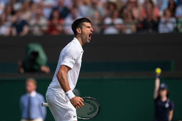 Djokovic venceu novamente na quadra inglesa Divulgação/Wimbledon