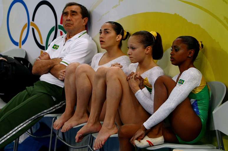 Oleg Stapenko brilhou com técnico da seleção brasileira de ginástica