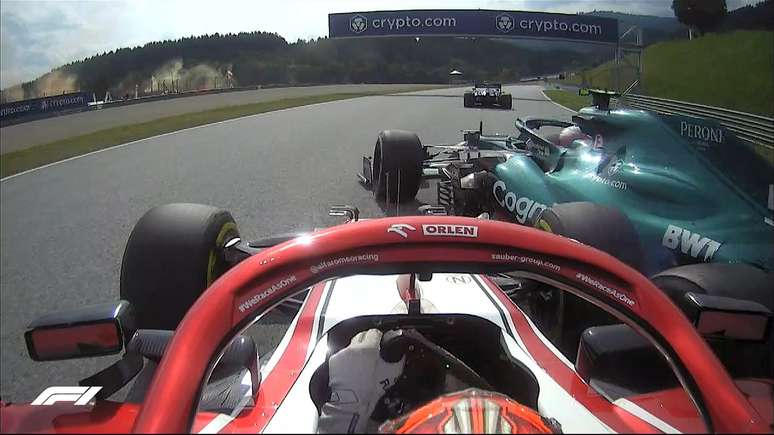 Räikkönen acertou Vettel no fim do GP da Áustria 