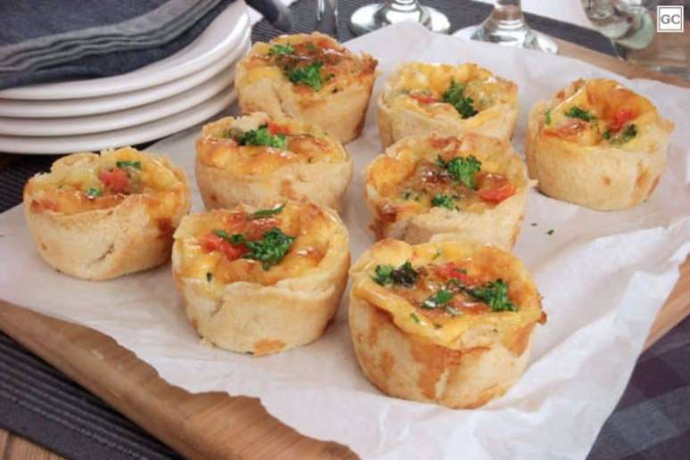 Guia da Cozinha - Quiche de brócolis com pão de forma