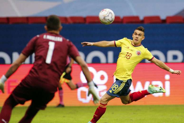 Borré atuou em três dos cinco jogos da Colômbia na Copa América (Foto: SILVIO AVILA / AFP)