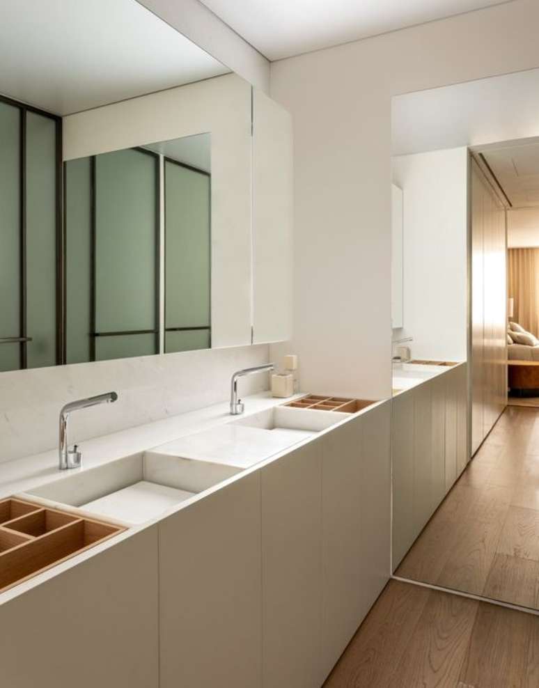 19. Suite com silestone branco &ndash; Foto Arthur Casas