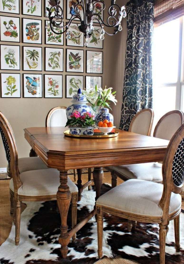 28. Mesa proven&ccedil;al rustica de madeira para sala rustica &ndash; Foto On The Wall