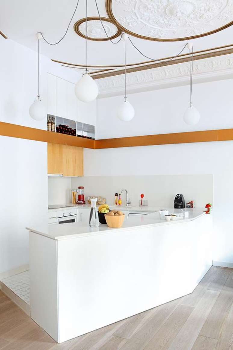 15. Silestone branco para cozinha moderna – Foto Ad Espana