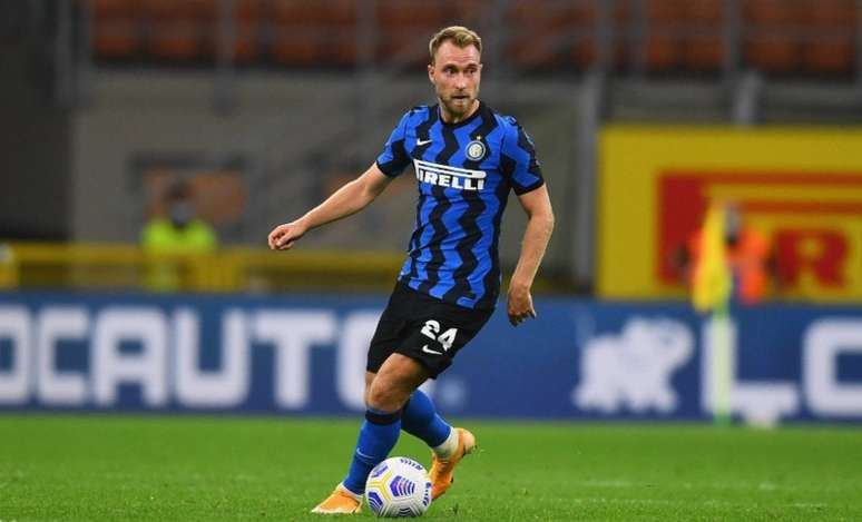 Eriksen terminou a temporada 2019/20 como reserva na Inter (Foto: Divulgação / Site oficial da Inter de Milão)