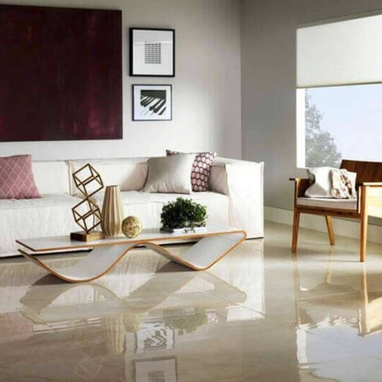 48- O porcelanato l&iacute;quido &eacute; pr&aacute;tico e evita o quebra-quebra das obras convencionais. Fonte: Design Up Living