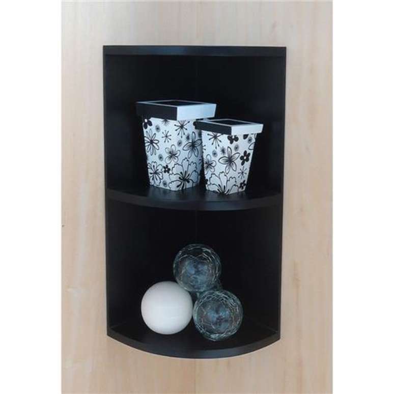 14. Cantoneira nicho para banheiro &ndash; Foto Pinterest