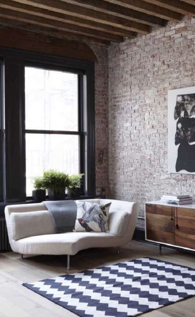 19. Poltrona div&atilde; com design arredondado. Fonte: Pinterest