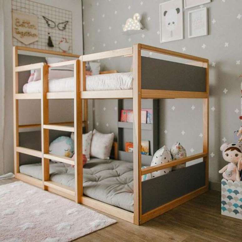 17. Beliche de madeira para quarto infantil &ndash; Foto Boobam