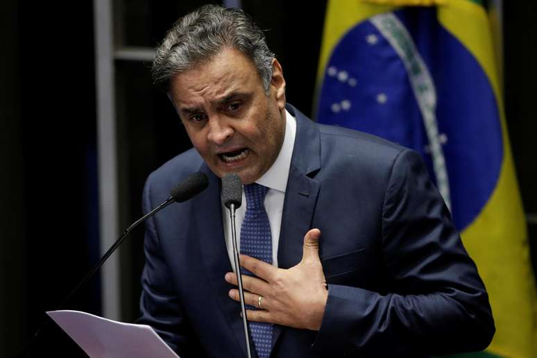 Aécio Neves em Brasília