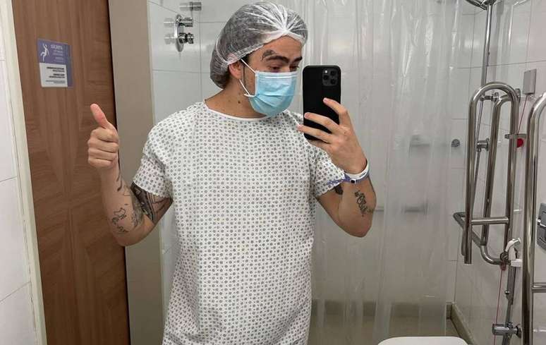 Whindersson Nunes publicou um registro no hospital