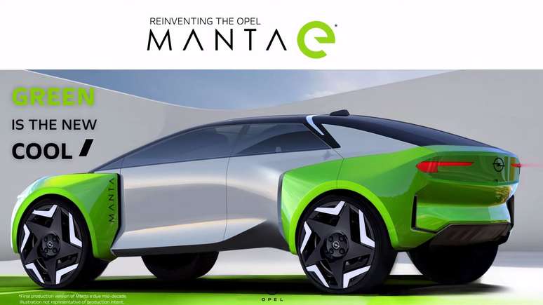 Opel Manta e-Concept: verde é o novo legal.