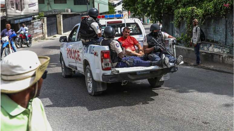 Segundo a polícia haitiana, os suspeitos são de origem colombiana