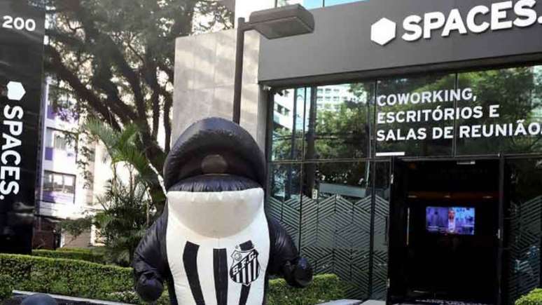 Novo escritório do Santos fica perto da Avenida Paulista (Foto: Divulgação/Santos)