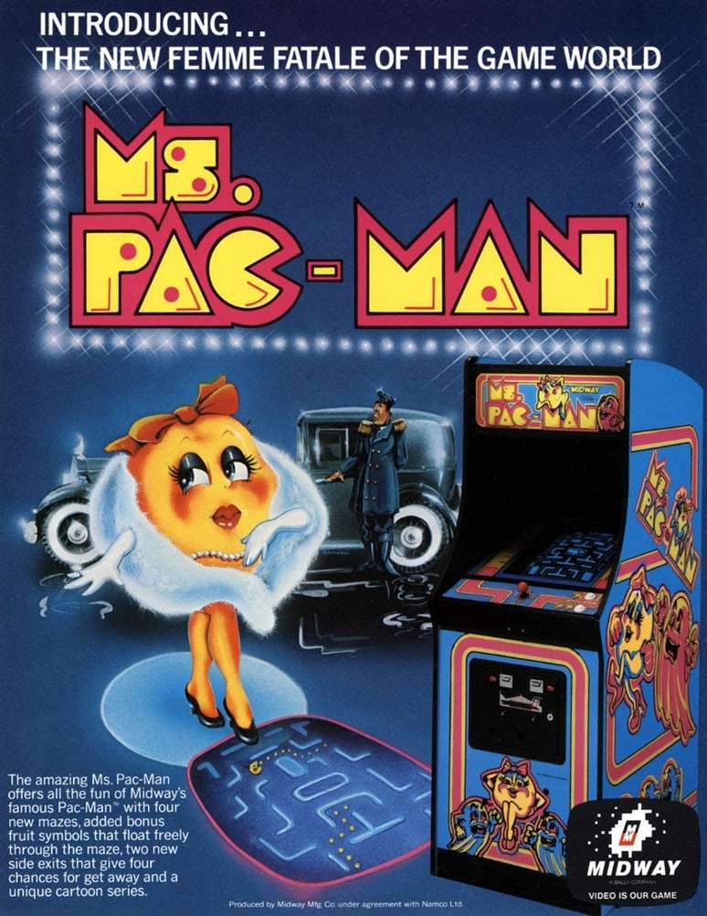 Pioneiro, Ms. Pac-Man entra no Hall da Fama dos Games - Giz Brasil