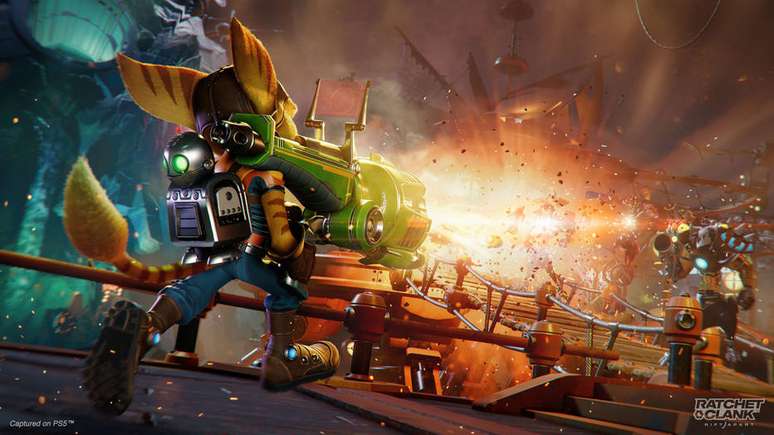 Ratchet & Clank: Em Outra Dimensão faz bom uso do poder de máquina do PlayStation 5