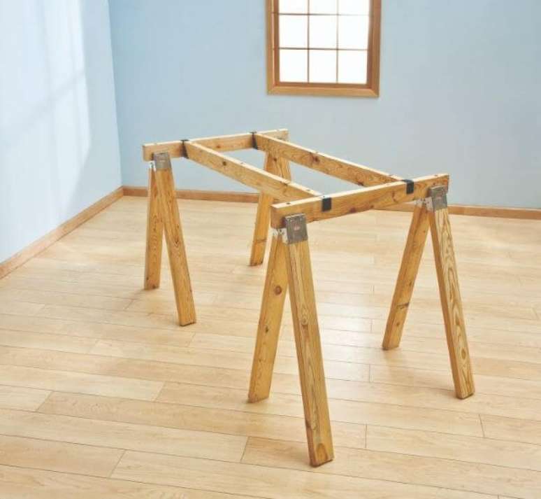 57. Fa&ccedil;a m&oacute;veis lindos com ajuda dos cavaletes &ndash; Foto Rockler