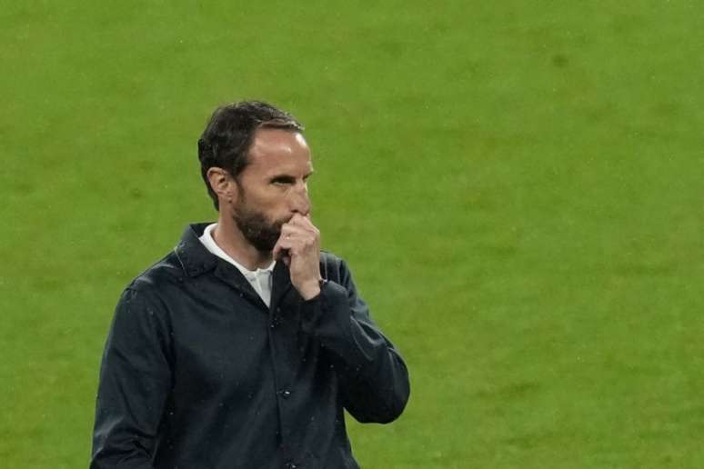 Gareth Southgate é contestado na Inglaterra (Foto: Matt Dunham / POOL / AFP)