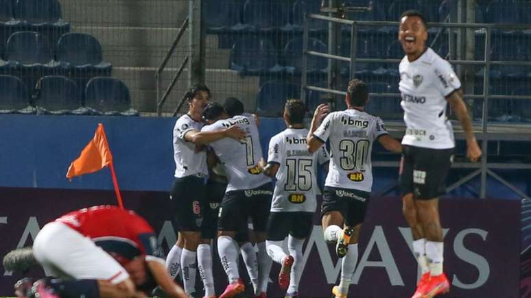 O Galo conseguiu grandes resultados fora de casa e espera sair de Buenos com um placar favorável para o jogo de volta, no Mineirão-Divulgação / Twitter Conmebol Libertadores